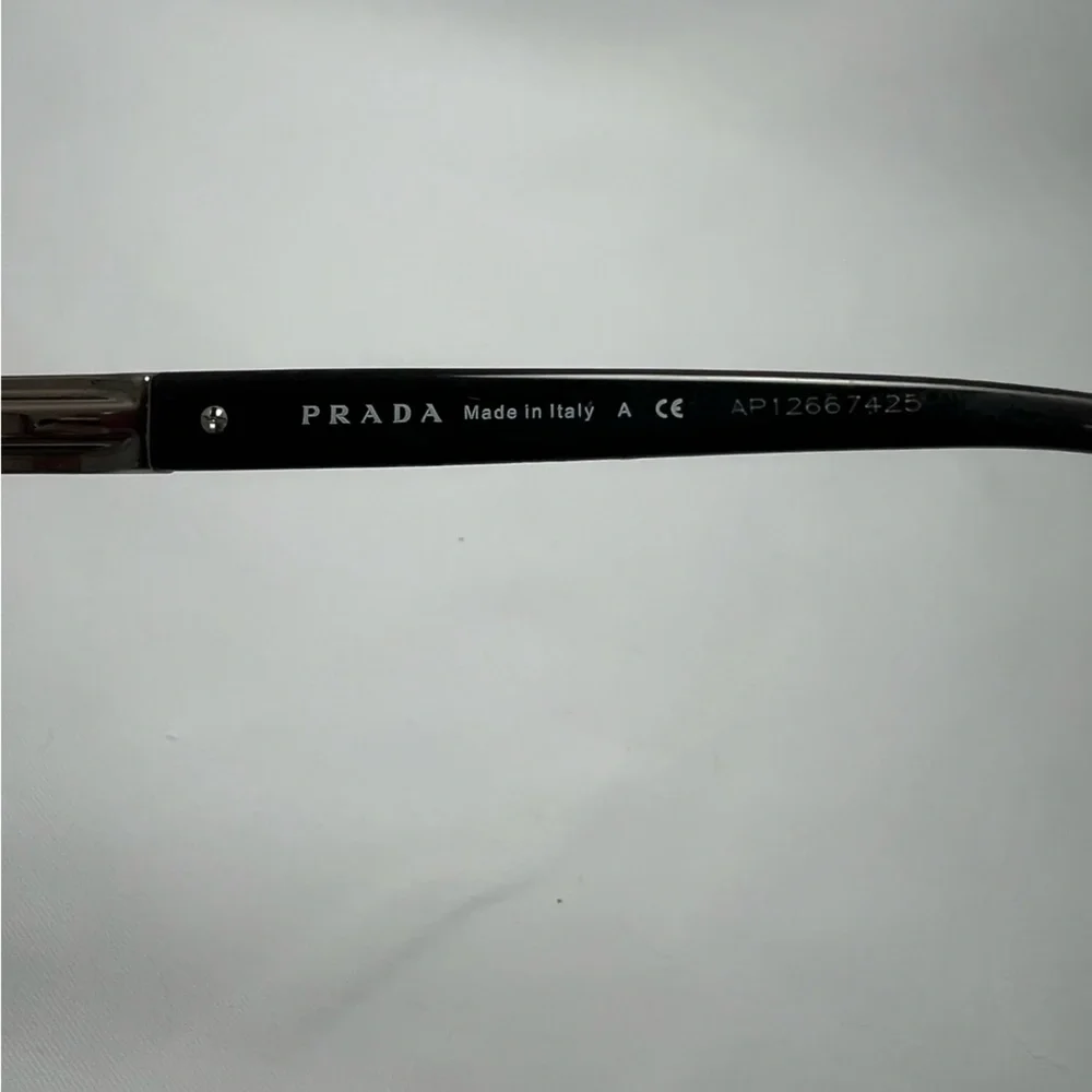 Prada Skinny Chrome Eyeglasses - Frames only